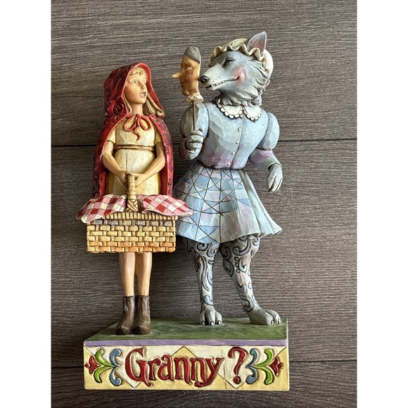 Jim Shore Other - Jim Shore 2007 Wolf in Grandma's Clothing Little Red Riding Hood 4009753 NO Box